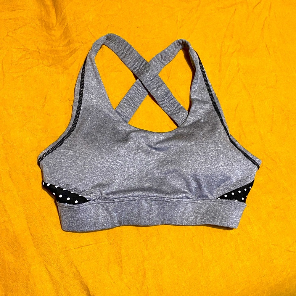 Grey R8 Athletic Bra